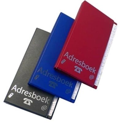 Agenda/Adresboek/kaartenbak