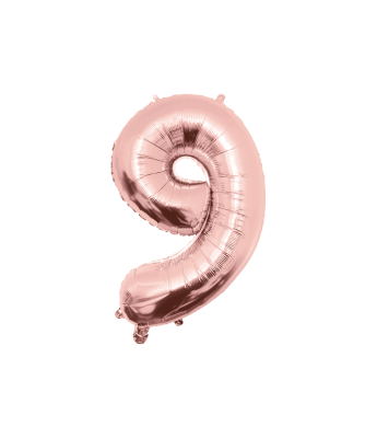 Folie opblaascijfer 86cm.
